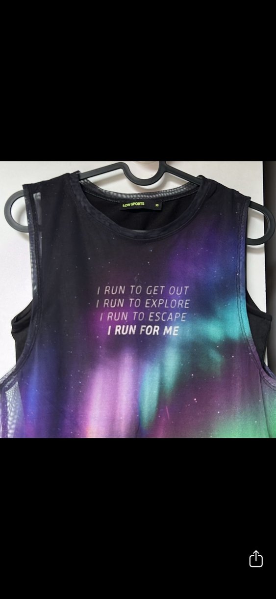 Şeffaf Baskılı Kadın Atlet - Görsel 2