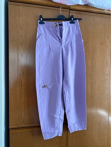 zara lila pantolon