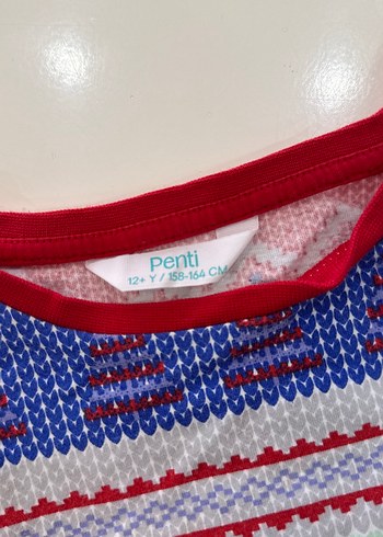 Renkli Örgü Erkek Pijama Takımı Uzun Kollu - Görsel 2