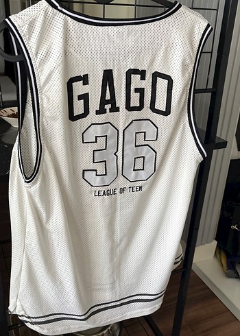 Gri Detaylı Beyaz Ebayan spor Atlet Jersey - Görsel 3