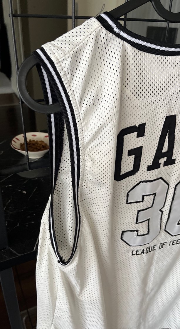 Gri Detaylı Beyaz Ebayan spor Atlet Jersey - Görsel 4