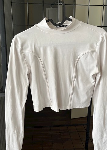 Kız Çocuk Beyaz Uzun Kollu Balıkçı Yaka Bolero - Görsel 4