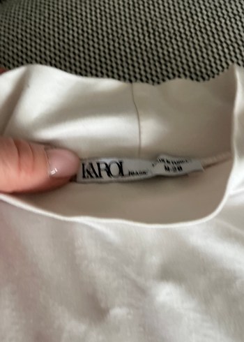 Kız Çocuk Beyaz Uzun Kollu Balıkçı Yaka Bolero - Görsel 3