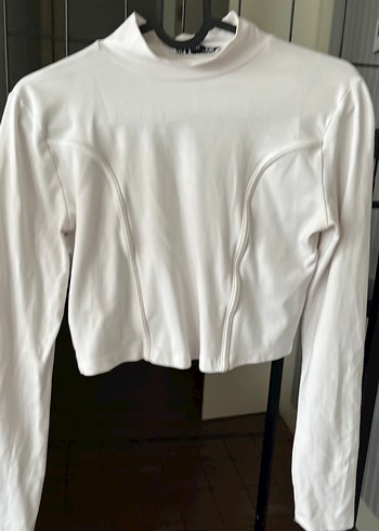 Kız Çocuk Beyaz Uzun Kollu Balıkçı Yaka Bolero - Görsel 5