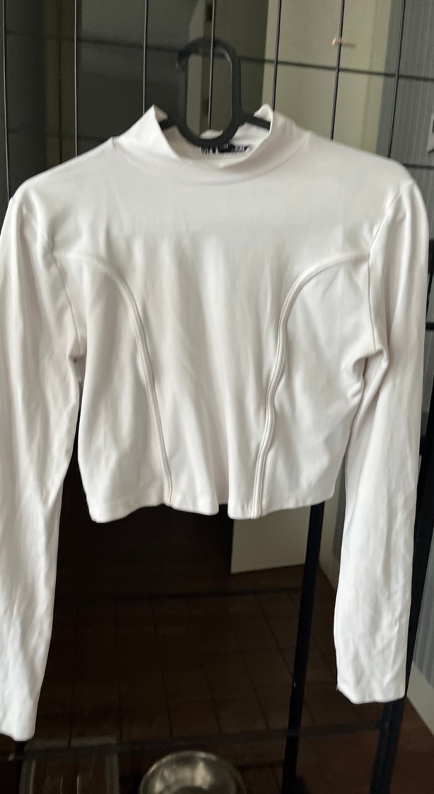 Kız Çocuk Beyaz Uzun Kollu Balıkçı Yaka Bolero - Görsel 5