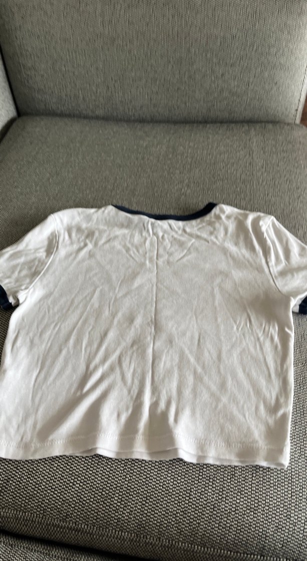 Kadın Beyaz Kısa Kollu Baskılı Tişört - Görsel 3