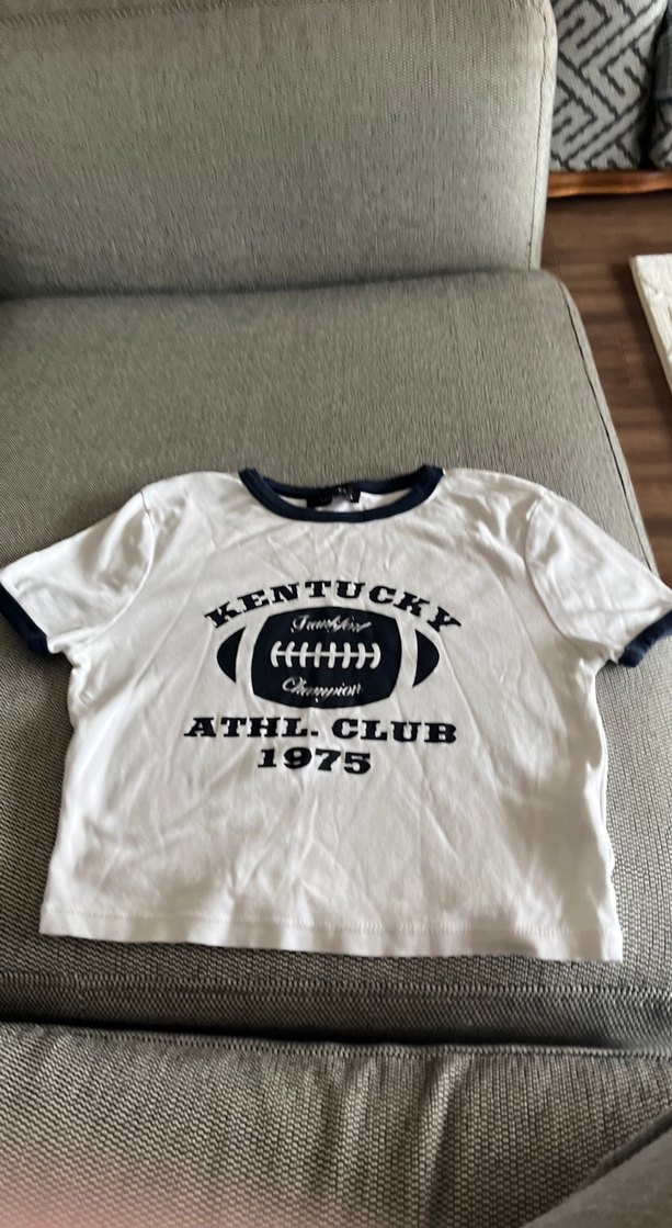 Kadın Beyaz Kısa Kollu Baskılı Tişört - Görsel 2