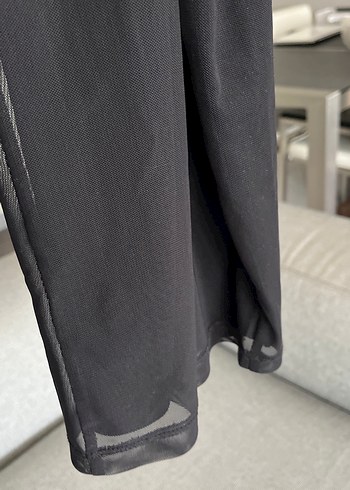 Drapeli Siyah Uzun Kadın Etek - Görsel 5