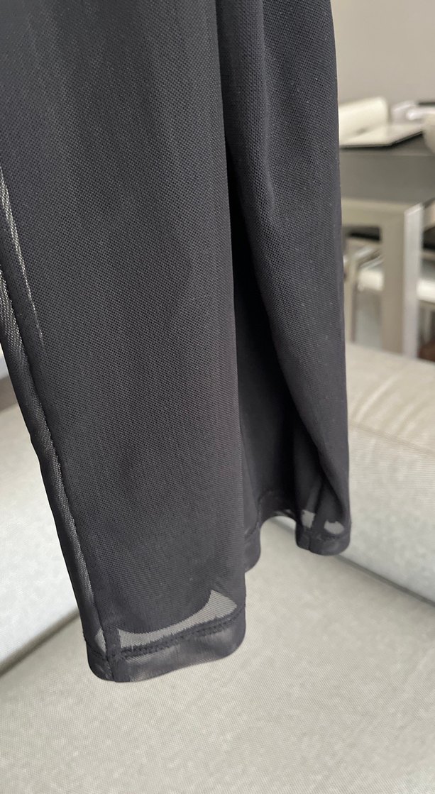 Drapeli Siyah Uzun Kadın Etek - Görsel 5