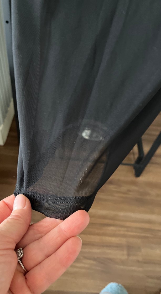 Drapeli Siyah Uzun Kadın Etek - Görsel 2