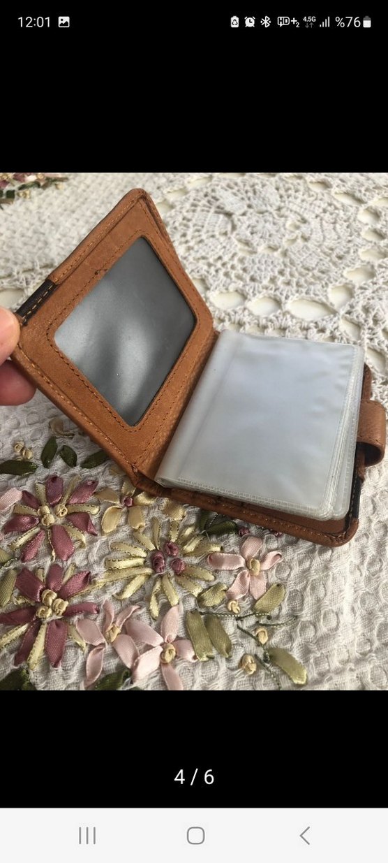 Fossil Kahverengi Deri Cüzdan - Görsel 4