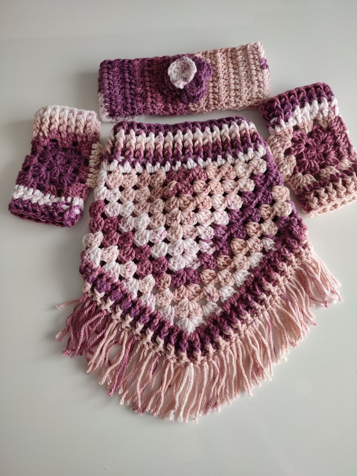 Çocuklar ve genc yetişkinler için  Boyunluk,Eldiven, Saç Bandi - Görsel 3