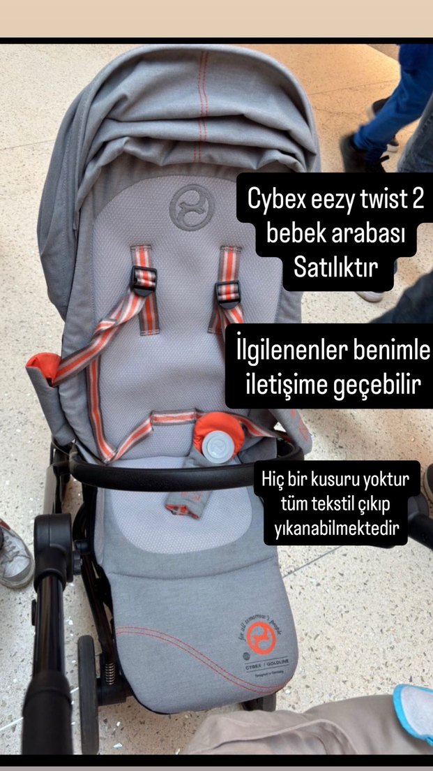 Cybex Eezy twist Gri Bebek Arabası - Görsel 2
