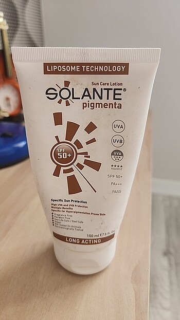 Solante güneş kremi