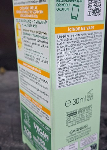 Garnier C Vitamini Parlak Serum %3.5 Niasinamid - Görsel 3