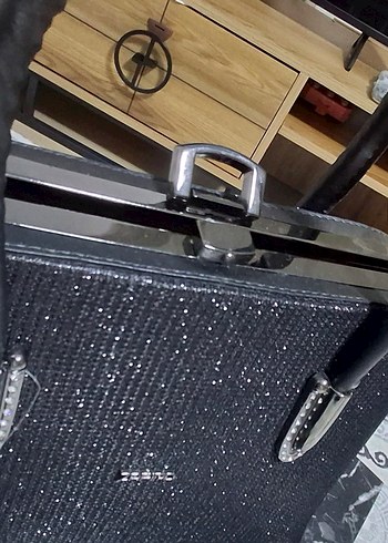 Siyah Parlak Rock Punk Kadın Kol Düğmeleri - Görsel 2