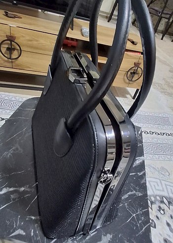 Siyah Parlak Rock Punk Kadın Kol Düğmeleri - Görsel 3