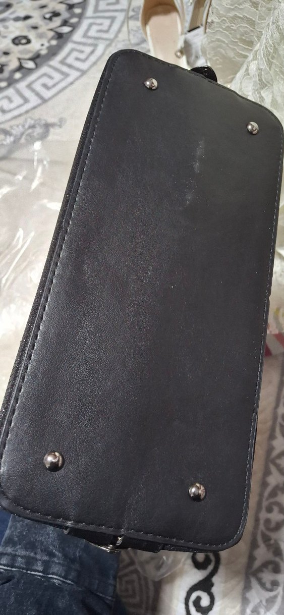 Siyah Parlak Rock Punk Kadın Kol Düğmeleri - Görsel 5