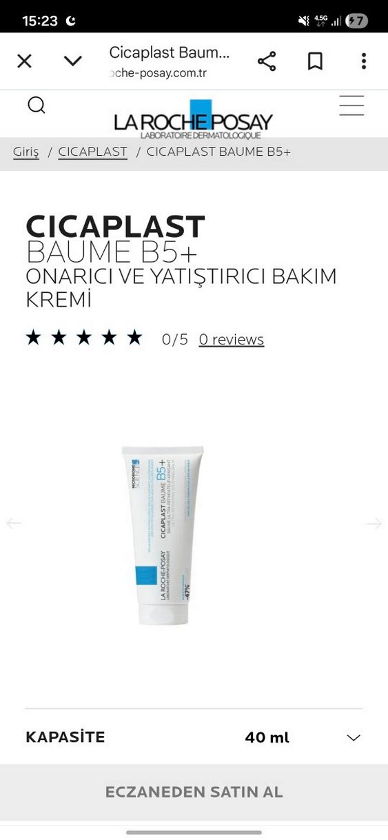 Cicaplast Baume Yatıştırıcı Onarıcı Krem - Görsel 4