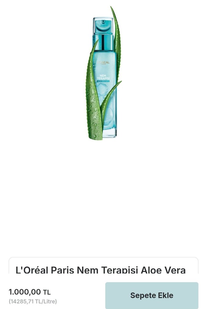 Aloe Vera Suyu İçerikli Nemlendirici bakım - Görsel 4