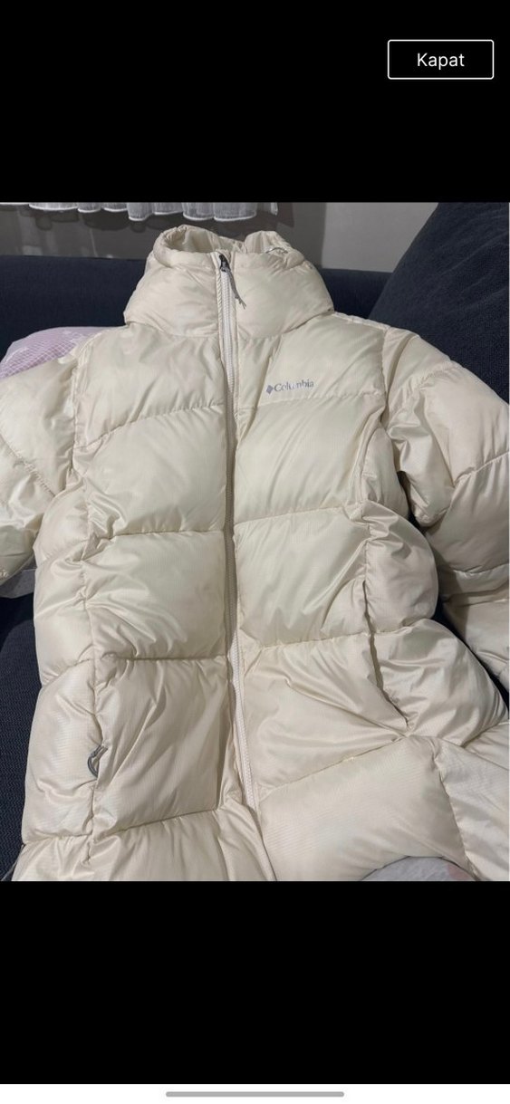 Bej Kadın Columbia Midi Kaban - Görsel 5