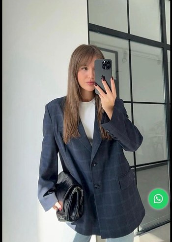 Lacivert oversize ceket