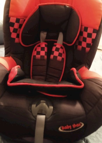 Koyu Kırmızı Çocuk Araba Koltuğu - Görsel 2
