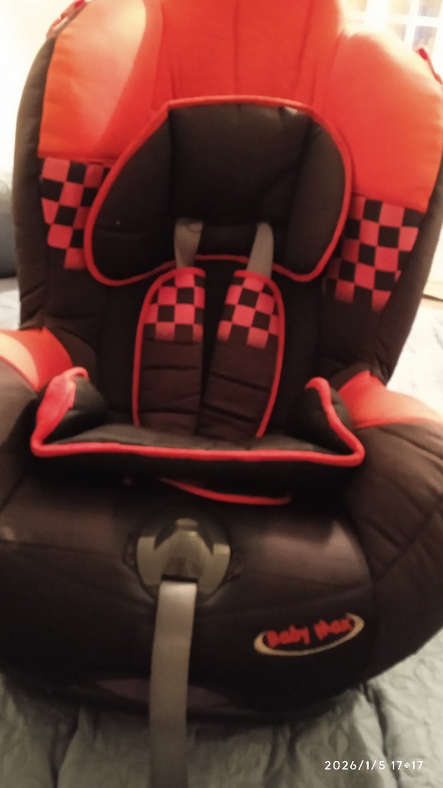 Koyu Kırmızı Çocuk Araba Koltuğu - Görsel 2