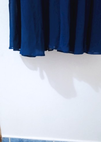 Boncuk işlemeli kahverengi tesettur abiye elbise - Görsel 9