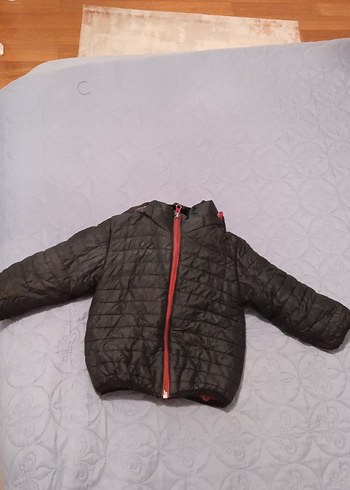 Erkek Çocuk Siyah Fermuarlı Mont - Görsel 3