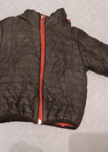 Erkek Çocuk Siyah Fermuarlı Mont - Görsel 2