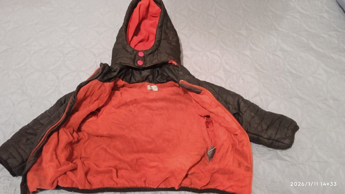 Erkek Çocuk Siyah Fermuarlı Mont - Görsel 5