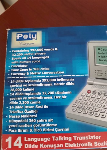 Mavi Elektronik Sözlük ve Çeviri Cihazı - Görsel 5