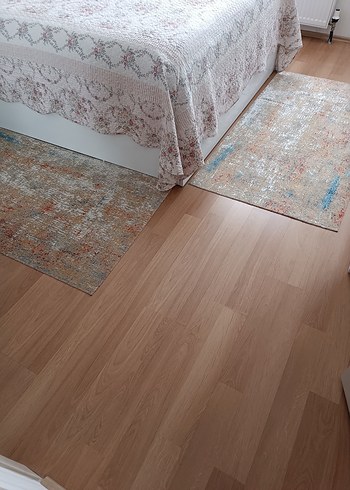 English Home Gri Çok Renkli Bağlama Desenli Halı