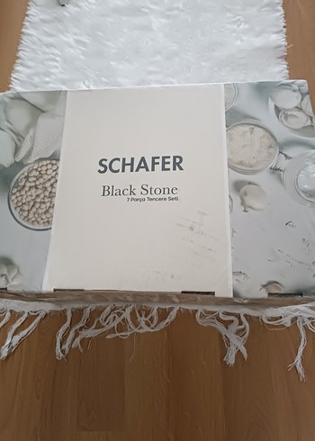 SCHAFER Black Stone 7 Parça Tencere Seti