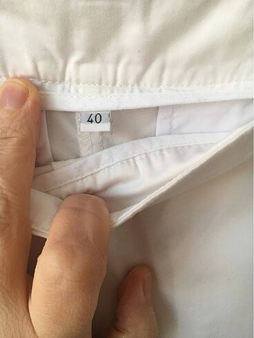 40 Beden Kırık beyaz pantolon