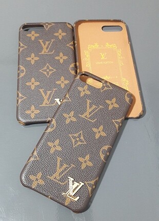 Louis vuitton deri kılıf iphone 7-8plus İçindir 