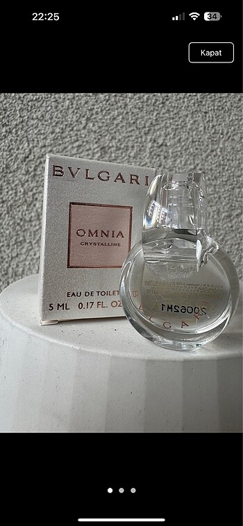 BVLGARI Omnia Crystalline Parfüm - Eau De Toilette 5 ml