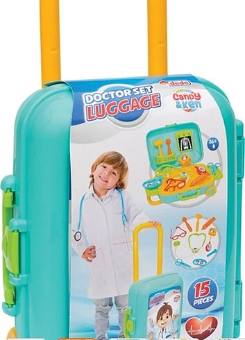 Doktor oyuncak bavul çanta seti