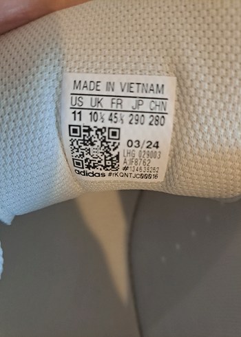 Beyaz Yeşil Şeritli Bağcıklı erkek Spor Ayakkabı - Görsel 4