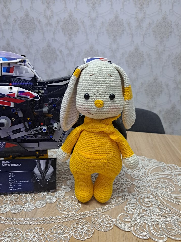 Sarı Örgü  Tavşan - Görsel 2