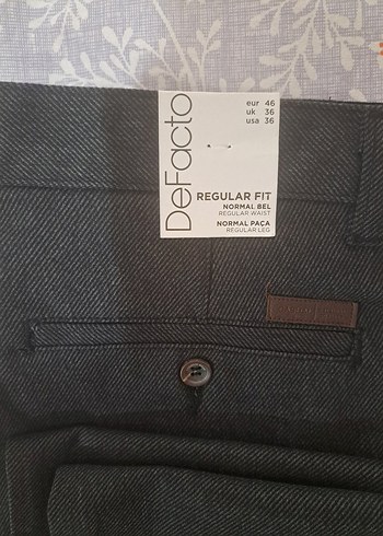 Gri Desenli Erkek Denim Pantolon