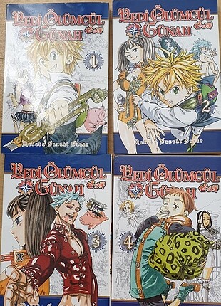 Yedi ölümcül günah manga seti (1-4)