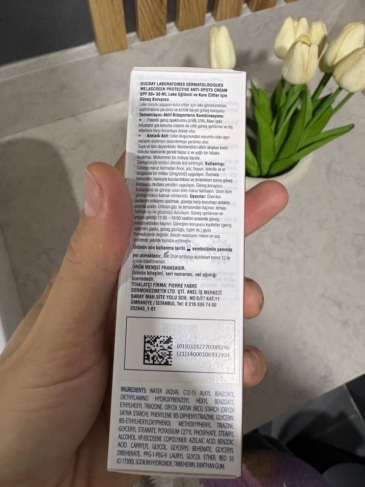 Ducray Melascreen SPF50+ Leke Kremi 50ml - Görsel 2