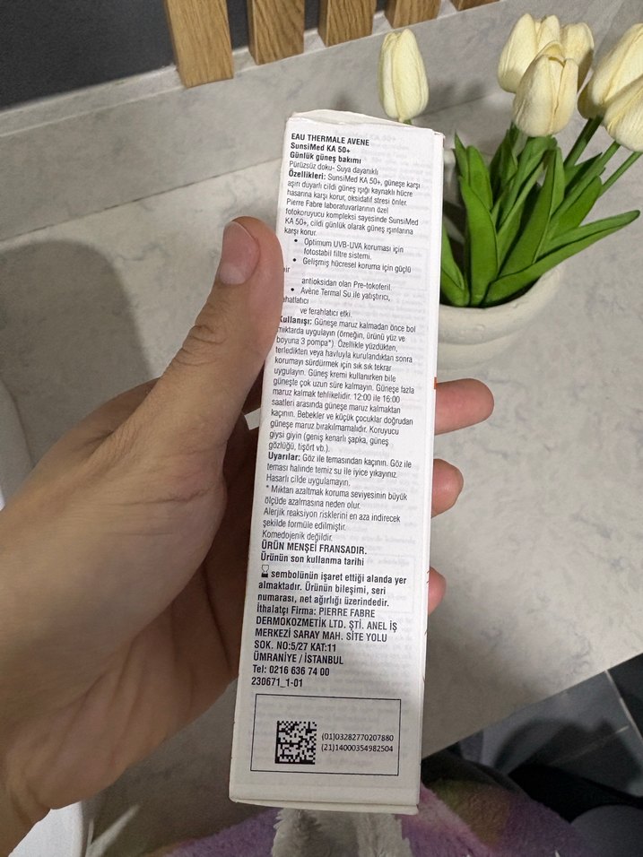 Avène Sunsimed SPF 50+ Yüz Güneş Koruyucu 80ml - Görsel 2