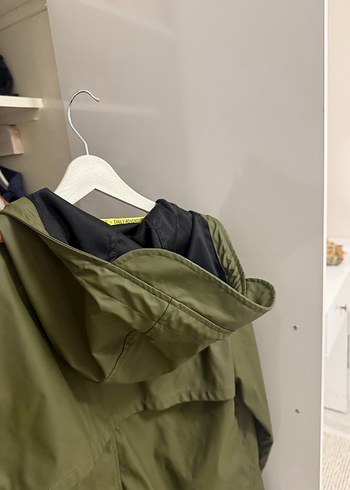 Haki  Yağmurluk Kemerli - Görsel 6