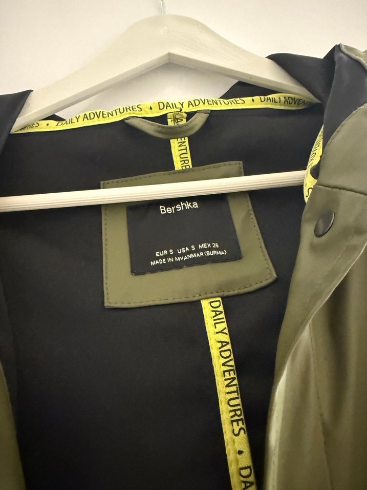 Haki  Yağmurluk Kemerli - Görsel 4