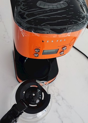 Beden Renk Vestel Retro Turuncu Filtre Kahve Makinesi