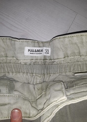 36 Beden yeşil Renk Pull bear şort