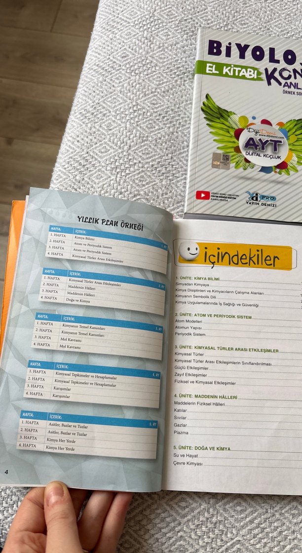 Biyoloji ve Kimya Konu Anlatımlı El Kitapları - Görsel 2